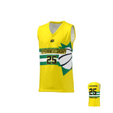 Basketball Jersey Sun - Yellow